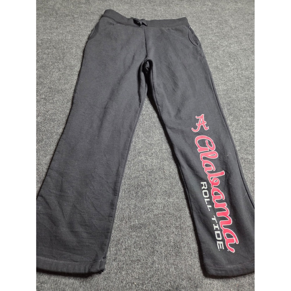 Alabama Crimson Tide Sweatpants Mens 2XL Black Gildan Roll Tide Wide Leg Joggers